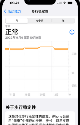 舒城iPhone手机维修如何在iPhone开启'步行稳定性通知'