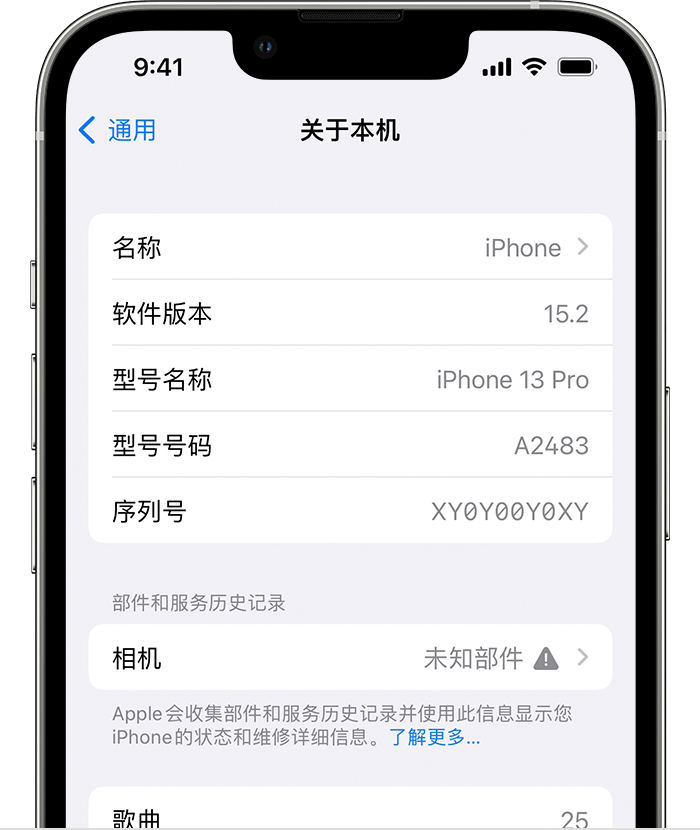 舒城苹果维修分享iPhone 出现提示相机“未知部件”是什么原因？ 